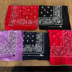 5 Pack Vintage Elephant Up Bandana 1952 Fast Color
Bundle Lot colorfast #23